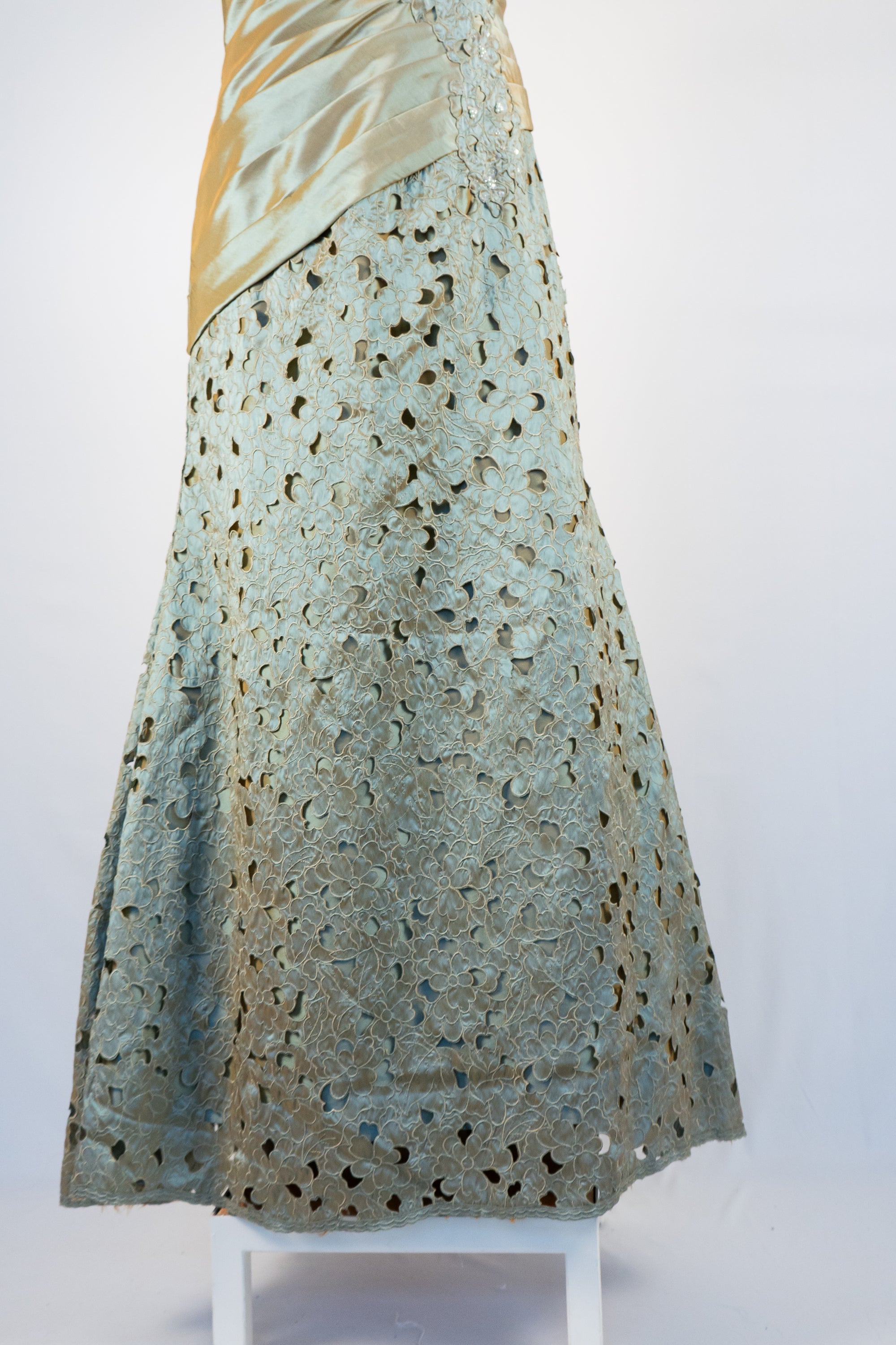 Olive Green Full Length Dress