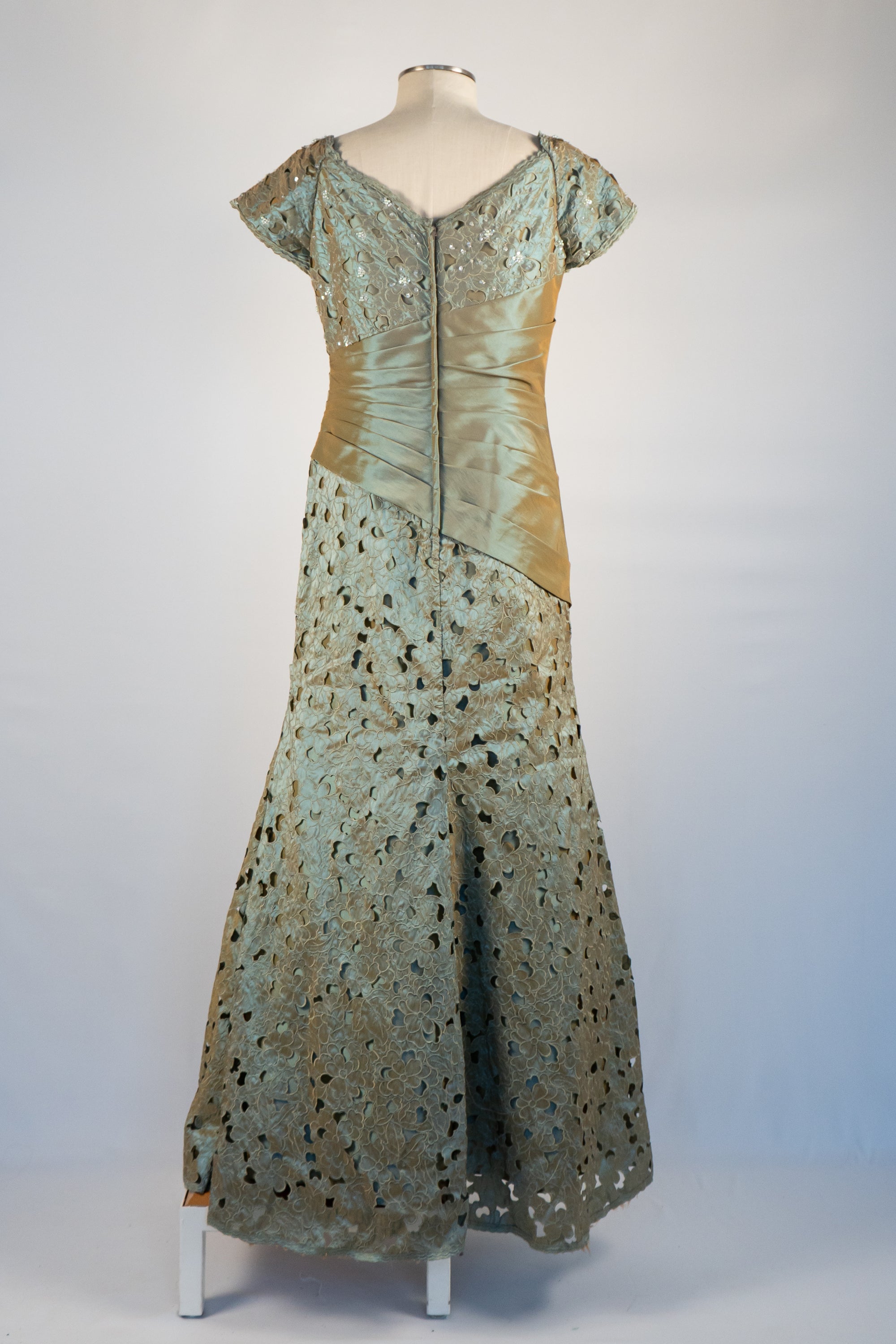 Olive Green Full Length Dress