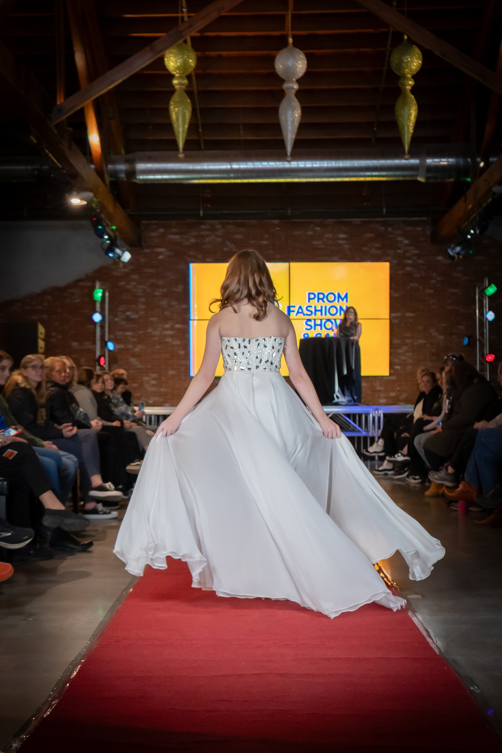 White Sequin Dress