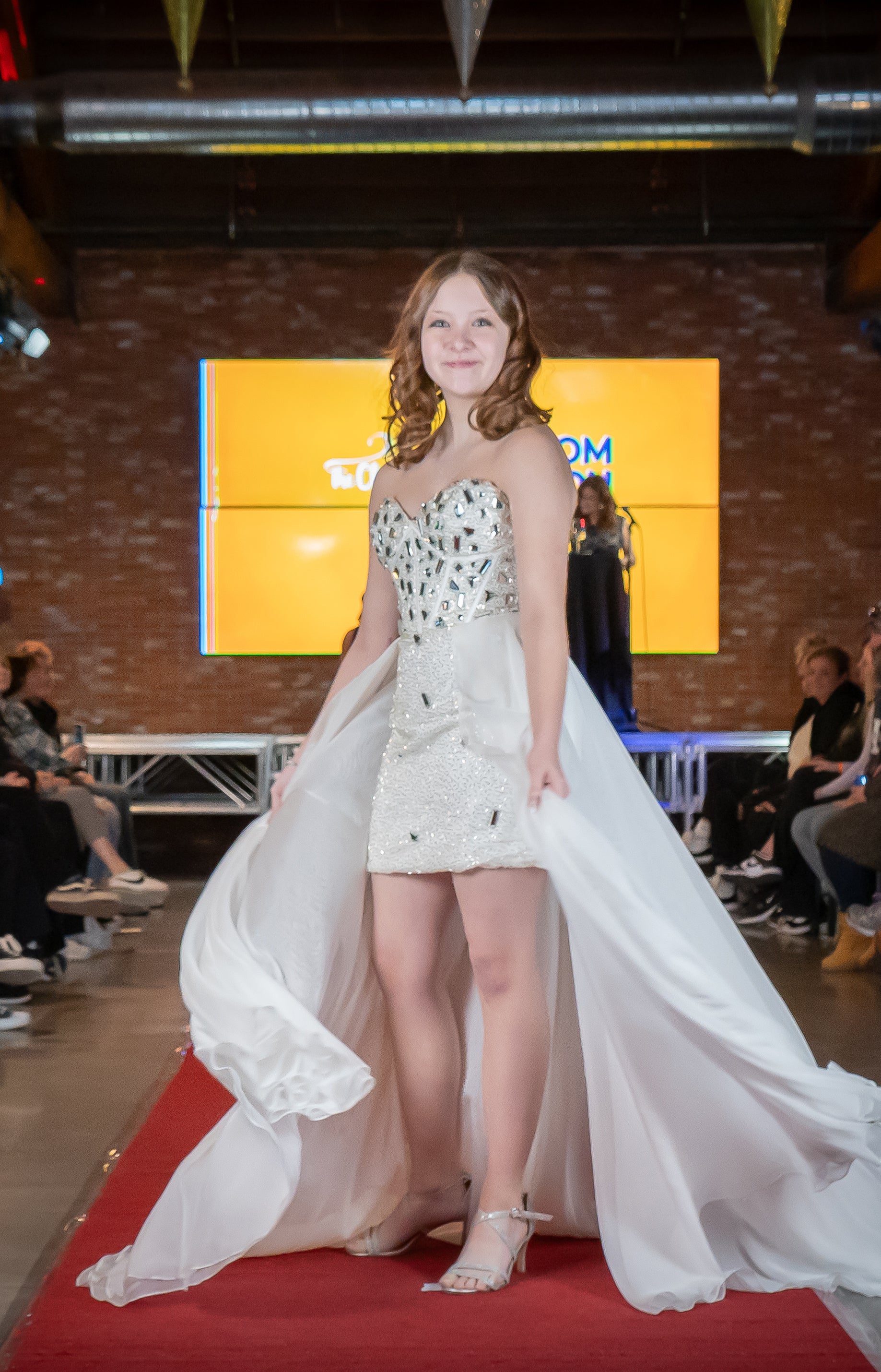 White Sequin Dress