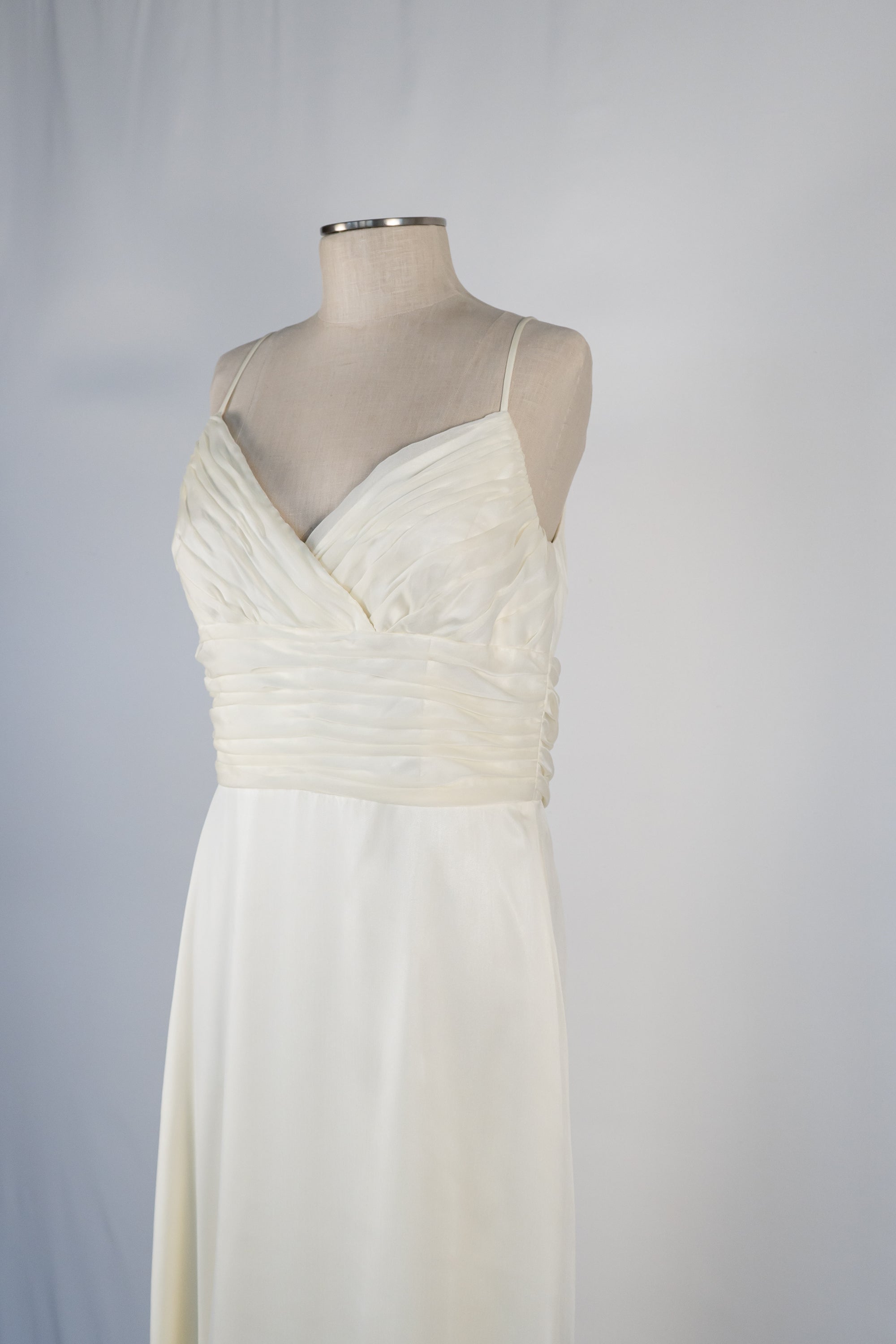 Cream Full Length Dress