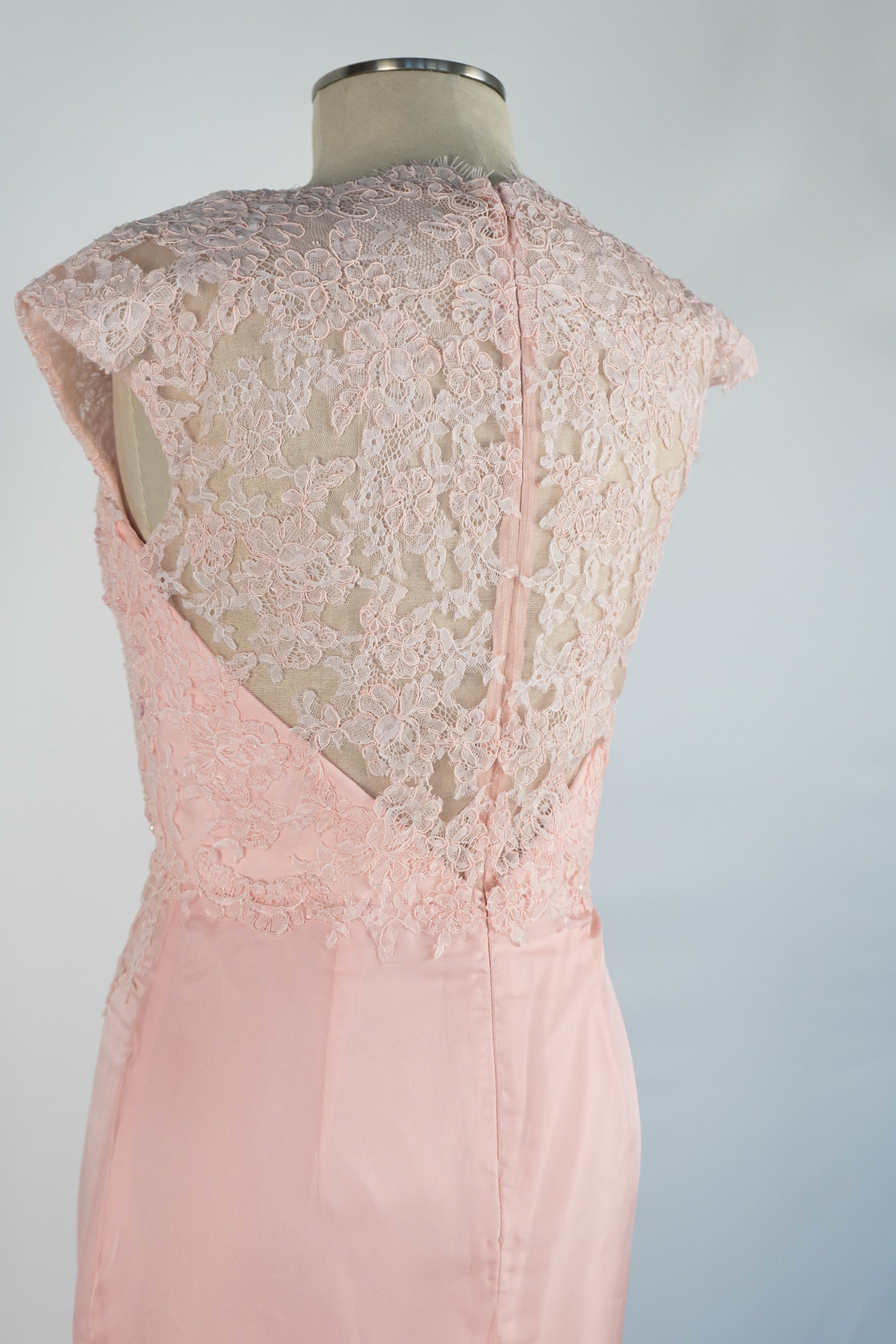 Blush Pink Full Length Dress