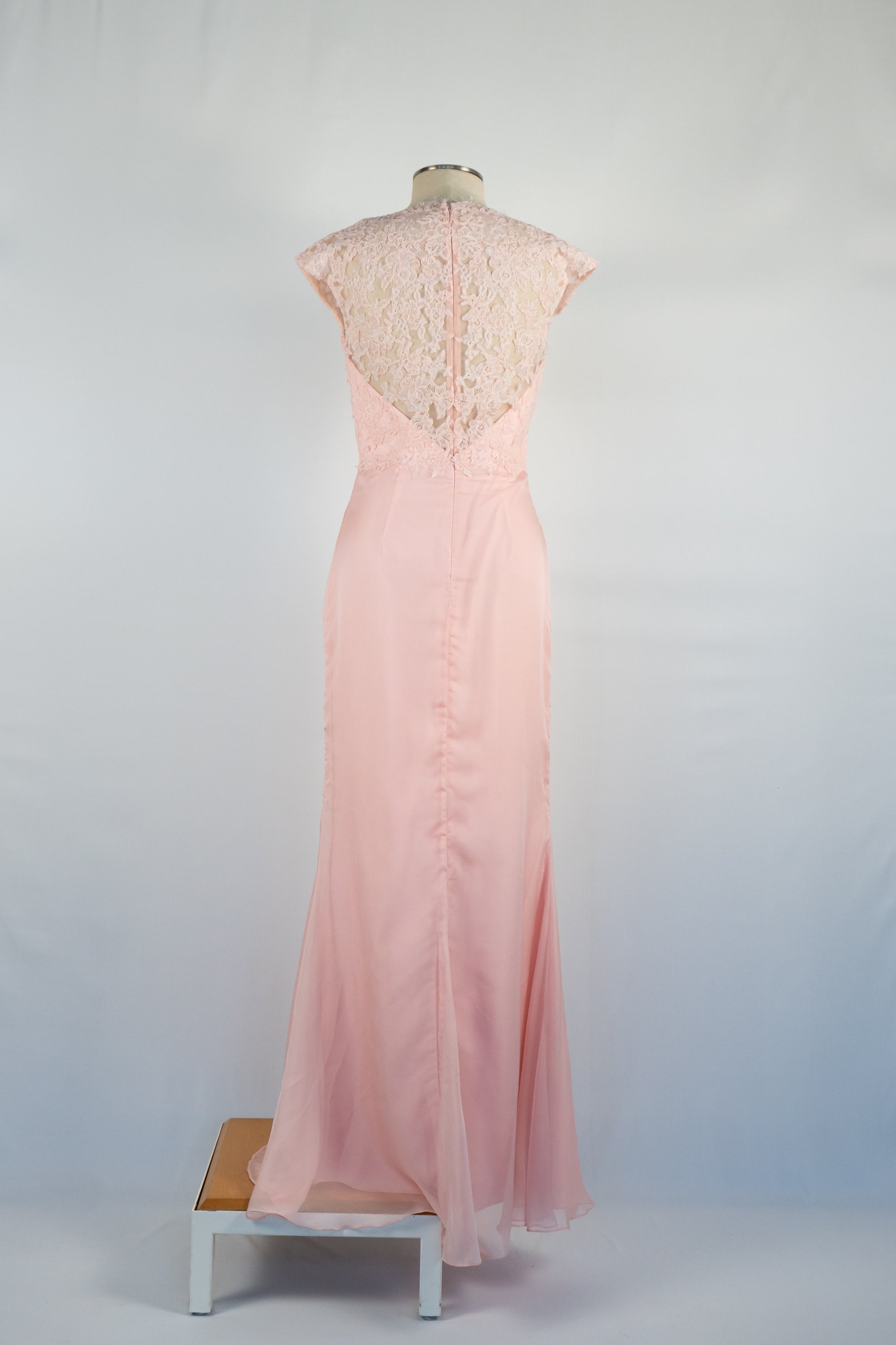 Blush Pink Full Length Dress