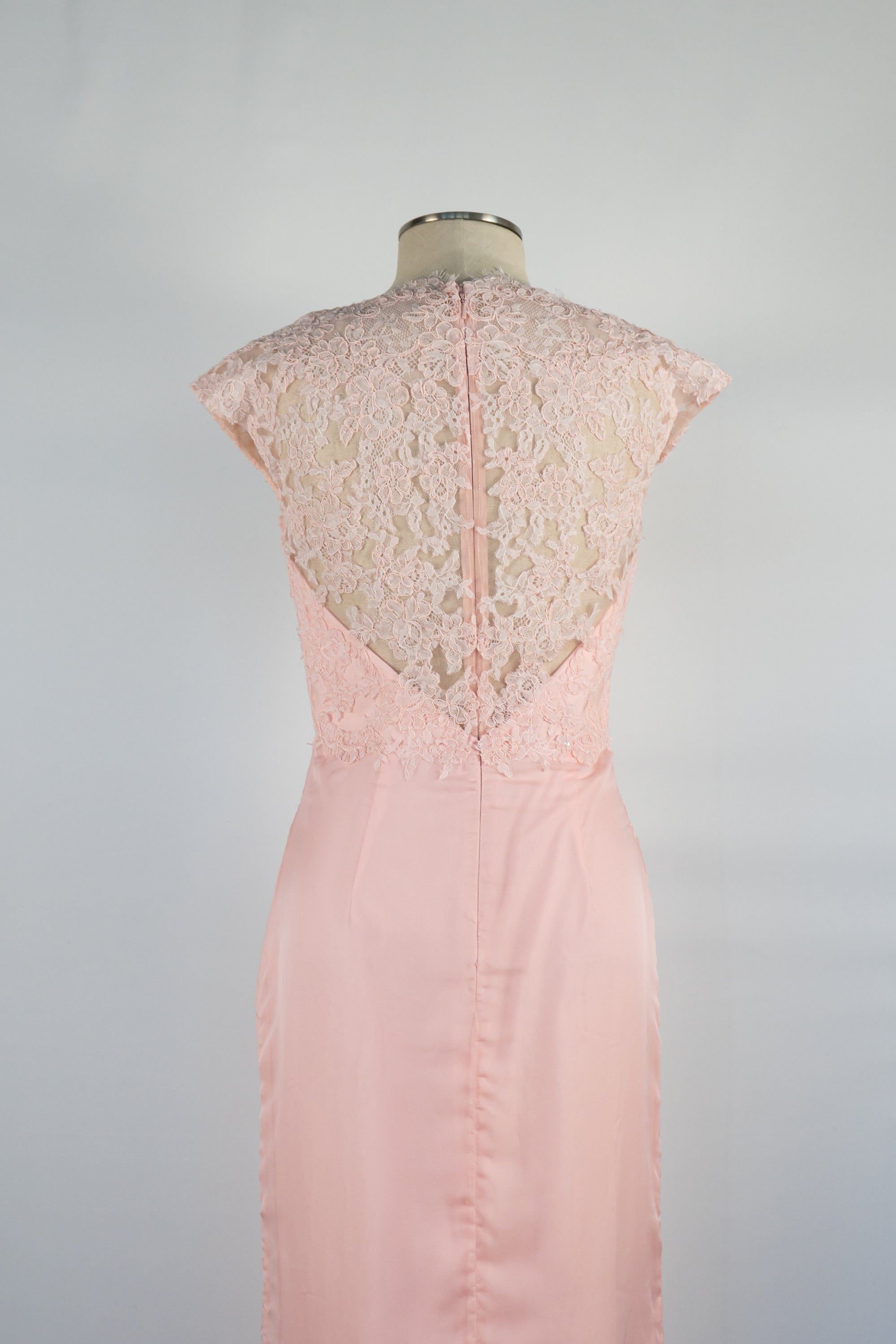 Blush Pink Full Length Dress