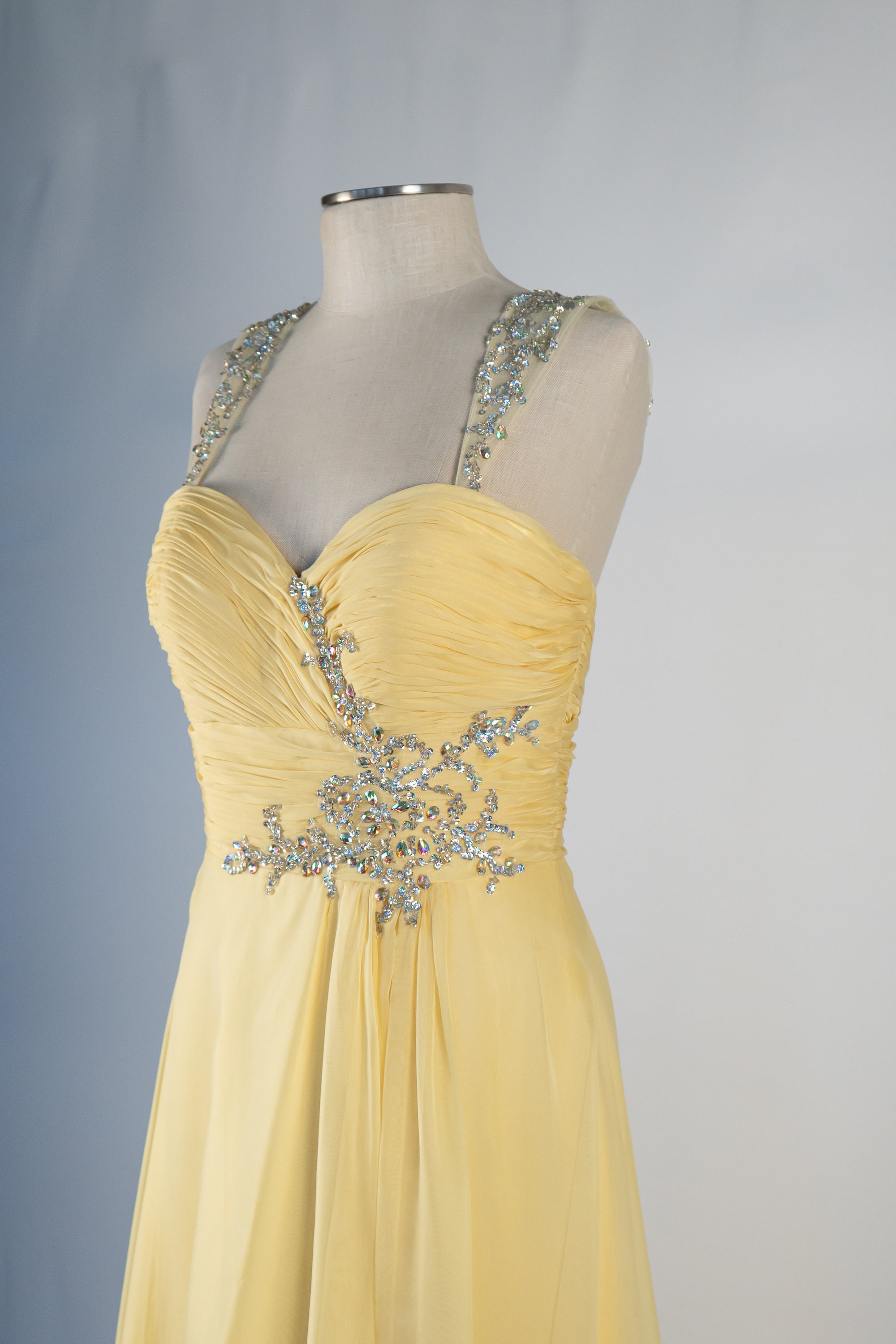 Yellow Full Length Dress