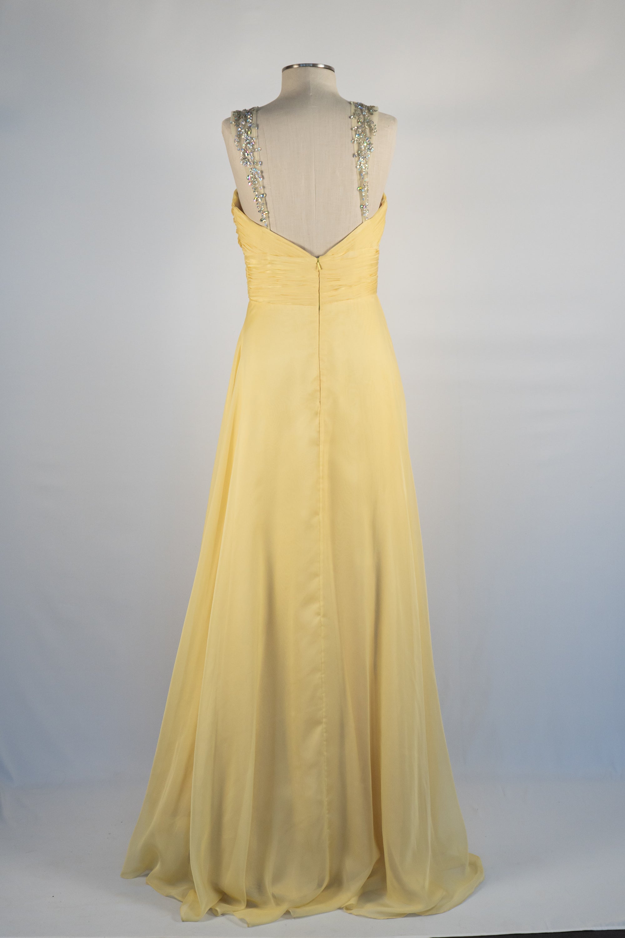 Yellow Full Length Dress