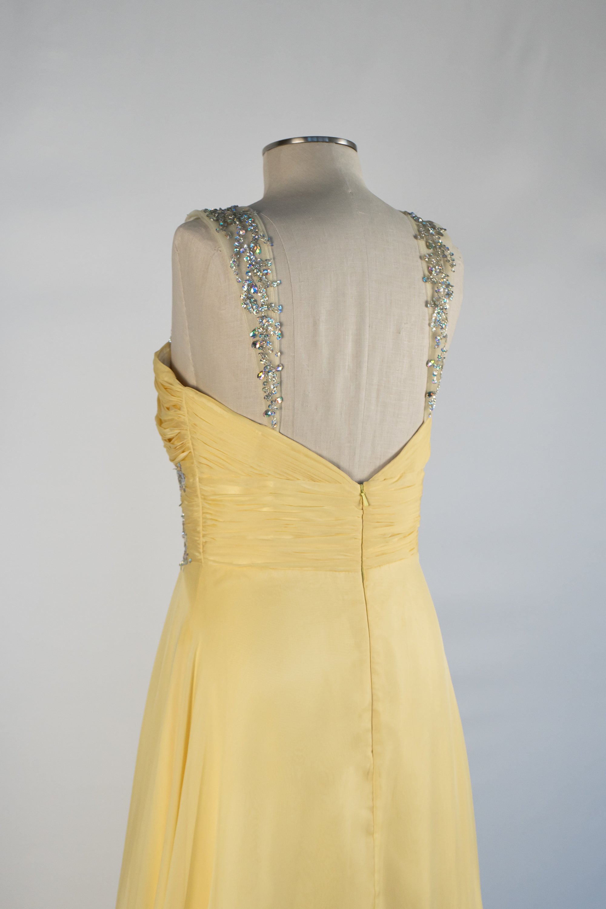 Yellow Full Length Dress