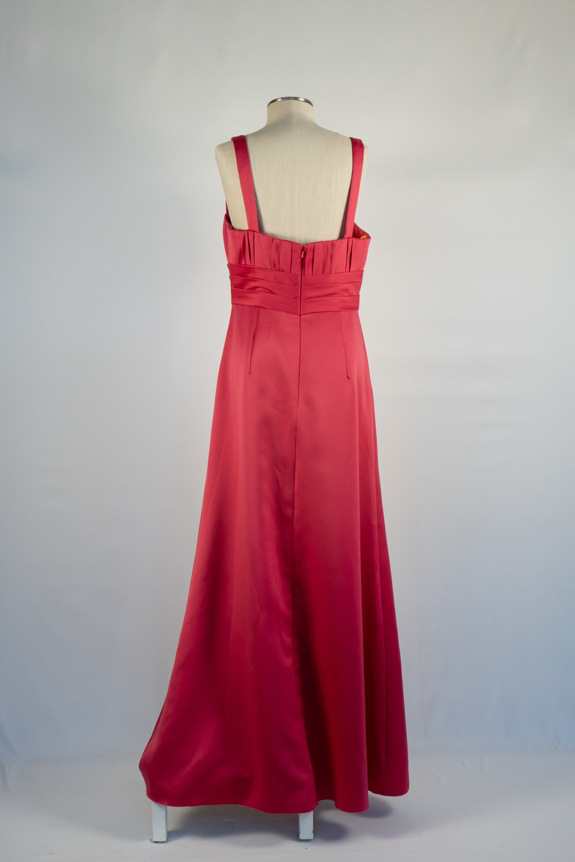 Magenta Full Length Classic Dress