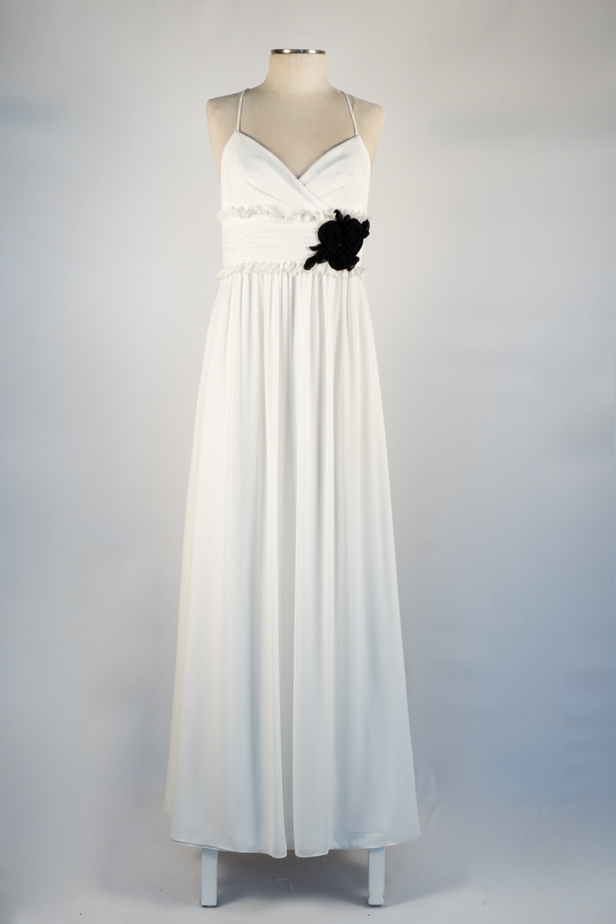 White Full Length Classic Dress