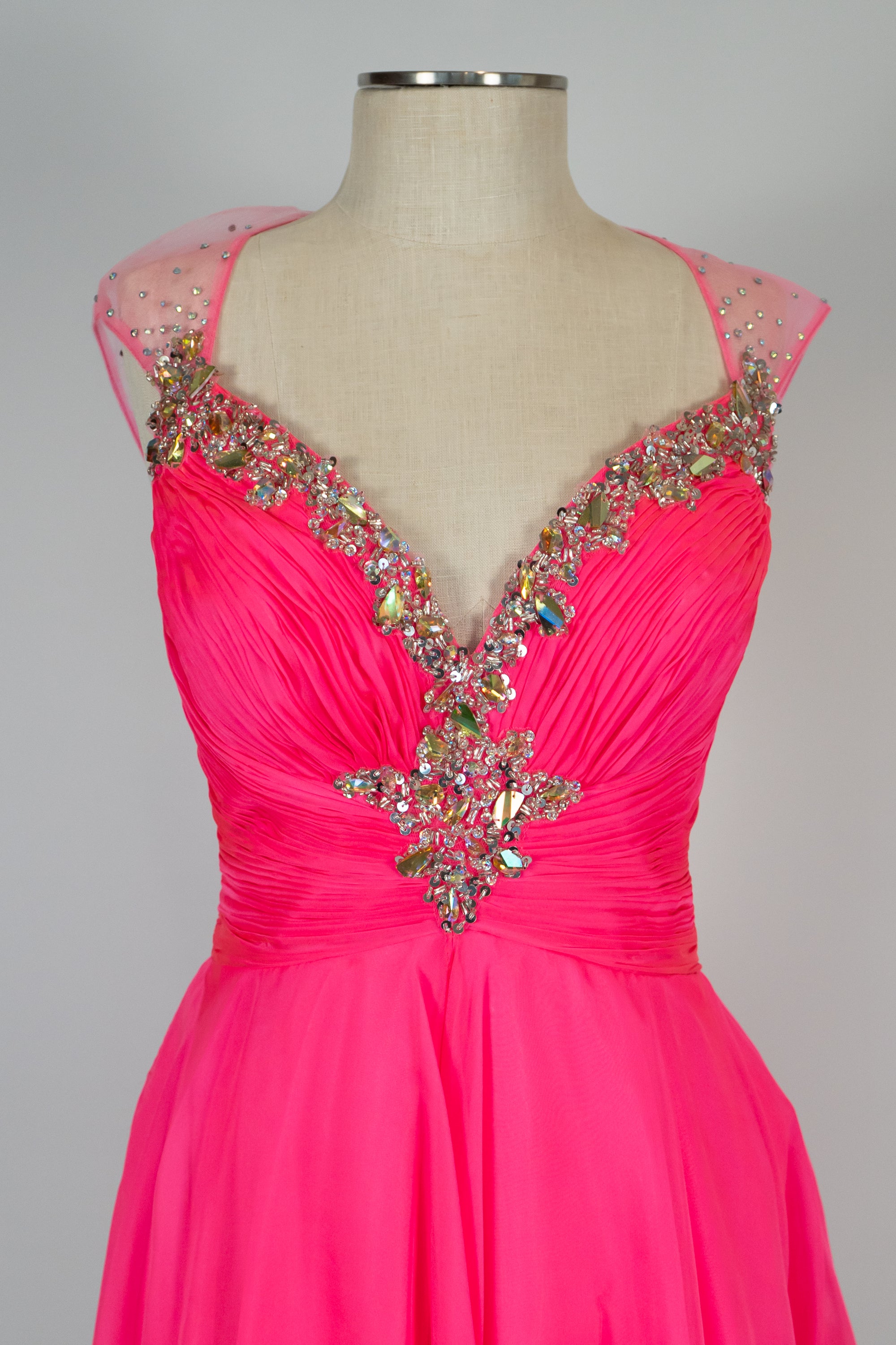 Neon Pink Short Dress