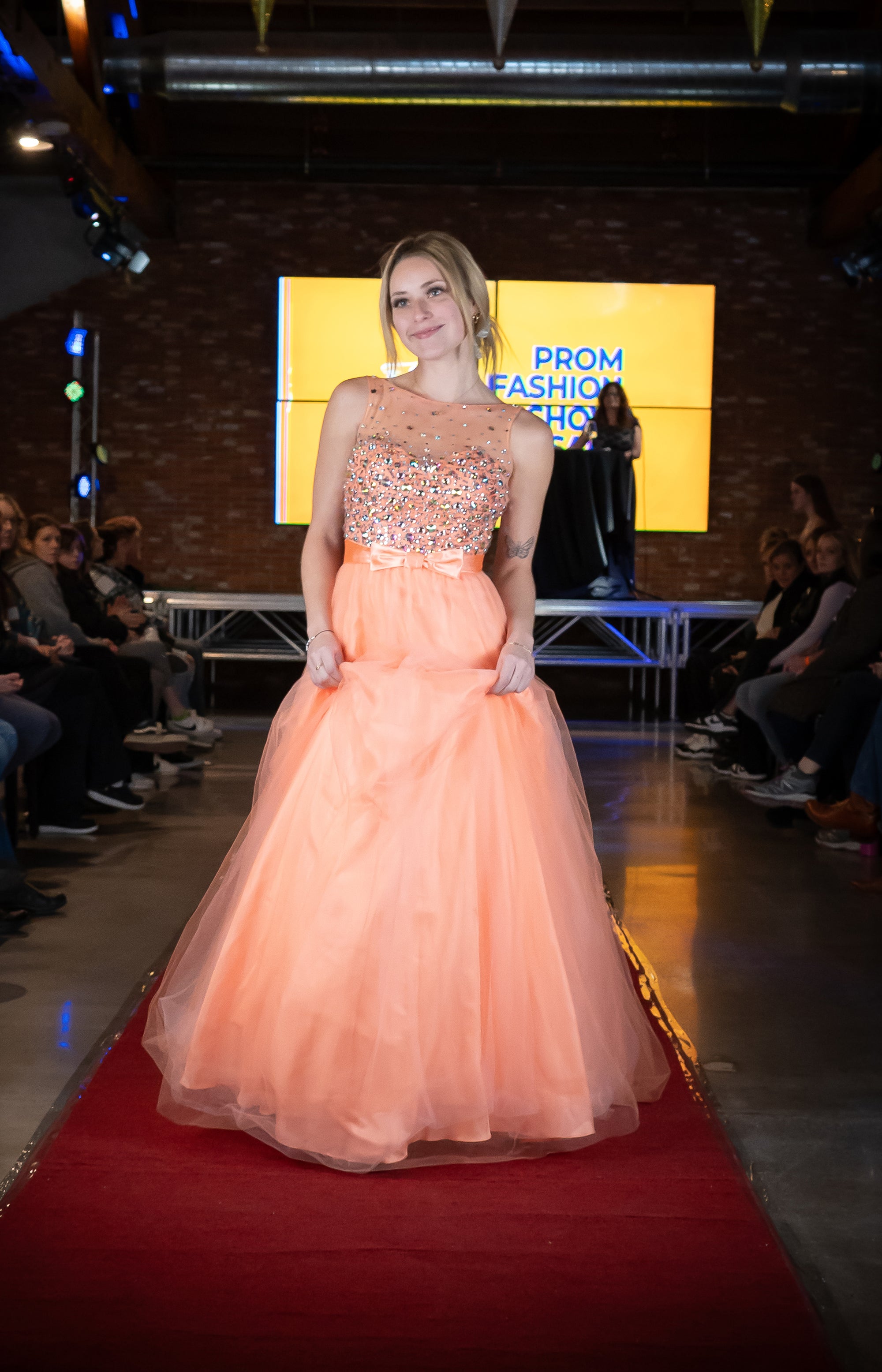 Peach Formal Gown